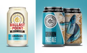 Ballast Point packaging imagery.